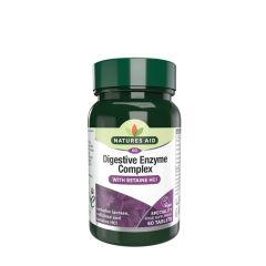 Emésztőenzim-komplex, Natures Aid Digestive Enzyme Complex, 60 tabletta