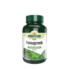 Görögszéna-kivonat 500 mg, Natures Aid Fenugreek Standardised 500 mg, 90 kapszula