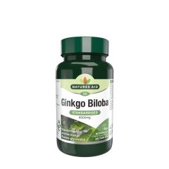 Standardizált ginkgo biloba 120 mg, Natures Aid Ginkgo Biloba Standardised 120 mg, 90 tabletta
