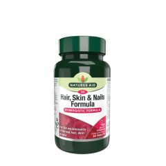 Haj-, bőr- és körömformula, Natures Aid Hair, Skin and Nails Formula, 30 tabletta