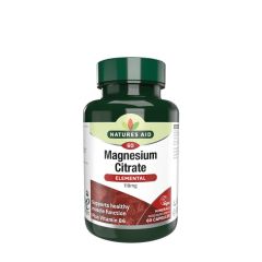 Magnézium-citrát, Natures Aid Magnesium Citrate, 60 kapszula