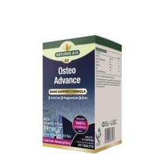Csontrendszert támogató formula, Natures Aid Osteo Advance - Bone Support Formula, 60 tabletta