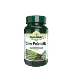 Fűrészpálma-kivonat 500 mg, Natures Aid Saw Palmetto Standardised 500 mg, 90 tabletta
