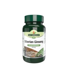 Szibériai ginzeng-kivonat 400 mg, Natures Aid Siberian Ginseng Standardised 400 mg, 90 tabletta