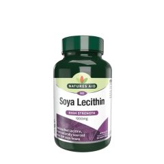 Szójalecitin 1200 mg, Natures Aid Soya Lecithin 1200 mg, 90 lágykapszula