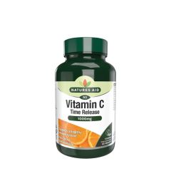 Időzített felszabadulású C-vitamin 1000 mg, Natures Aid Vitamin C 1000mg Time Release, 90 tabletta