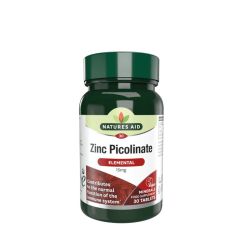 Cink-pikolinát 15 mg, Natures Aid Zinc Picolinate 15 mg, 30 tabletta