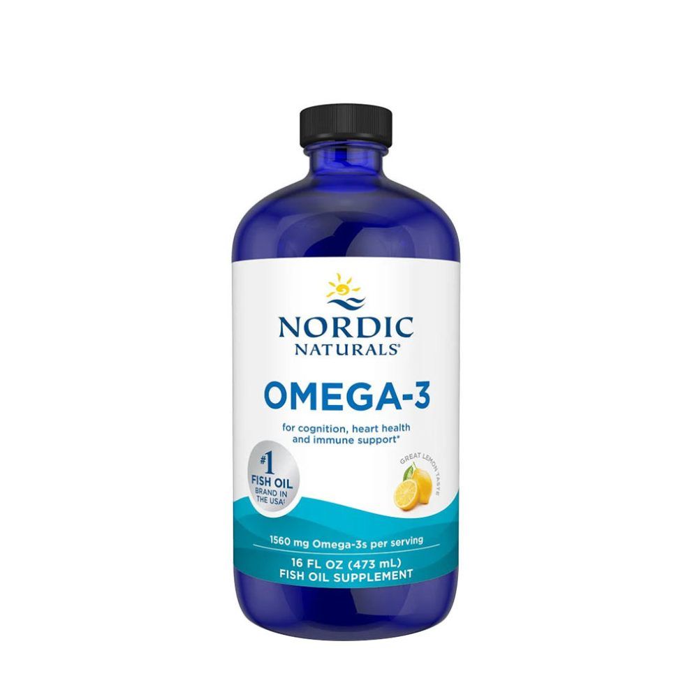 Omega-3, Nordic Naturals Omega-3, 473 ml, citrom íz