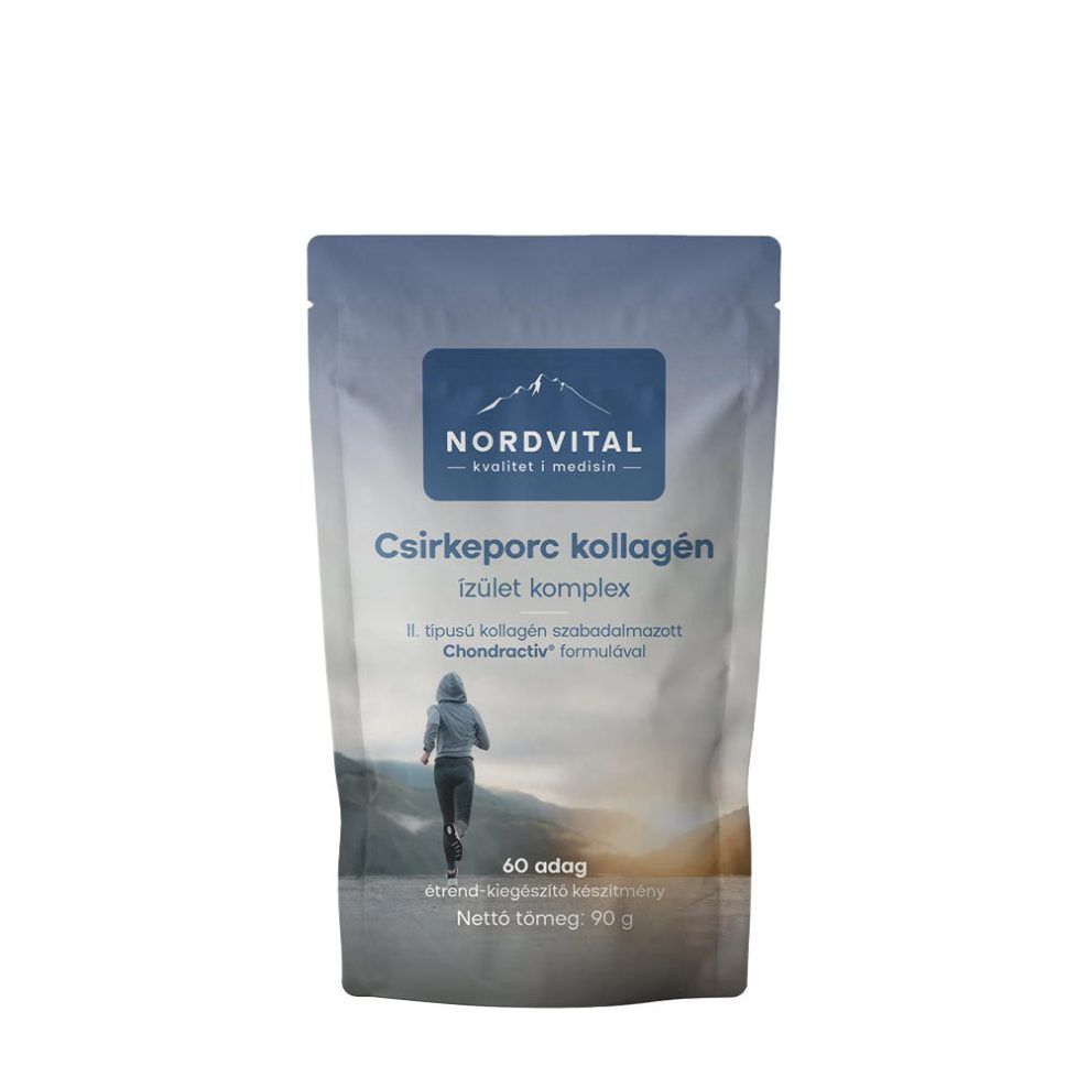Csirkeporc-kollagén komplex, Nordvital Chicken Cartilage Collagen Joint Complex, 90 g