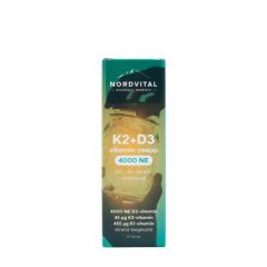 D3- és K2-vitamin cseppek, Nordvital D3+K2 Drops, 30 ml