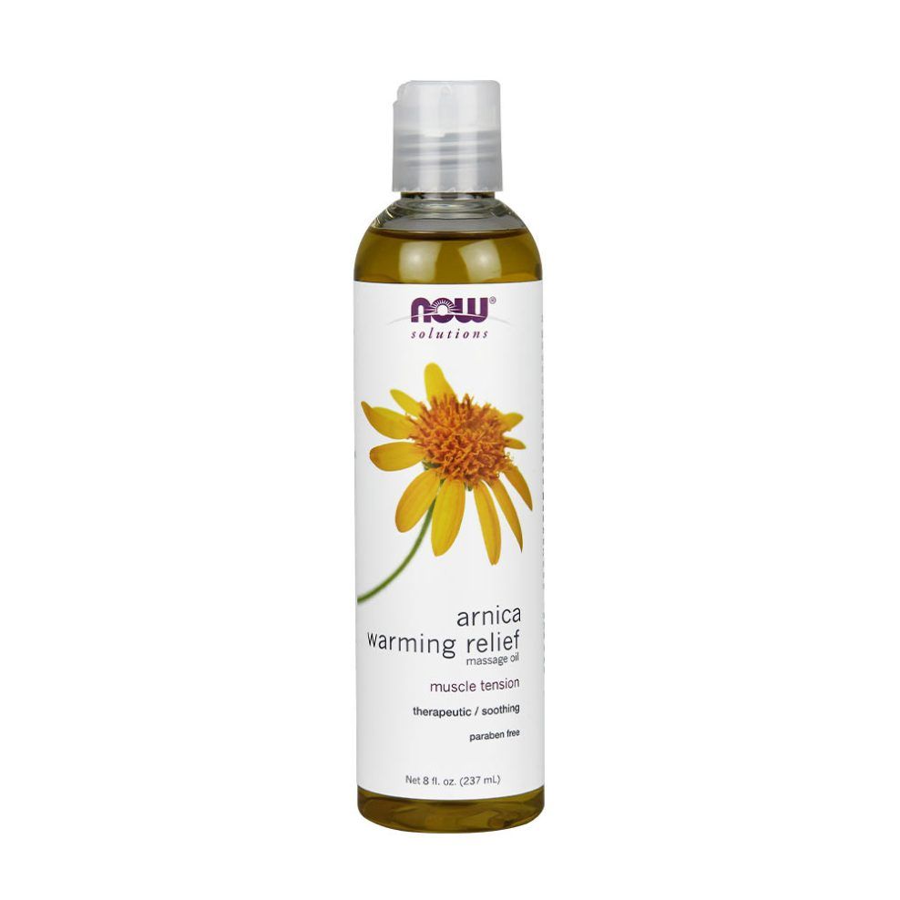 Árnika masszázsolaj, Now Foods Arnica Soothing Massage Oil, 236 ml