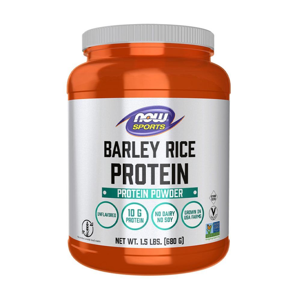 Árpa-rizs fehérjepor, Now Foods Barley Rice Protein Powder, 680 g