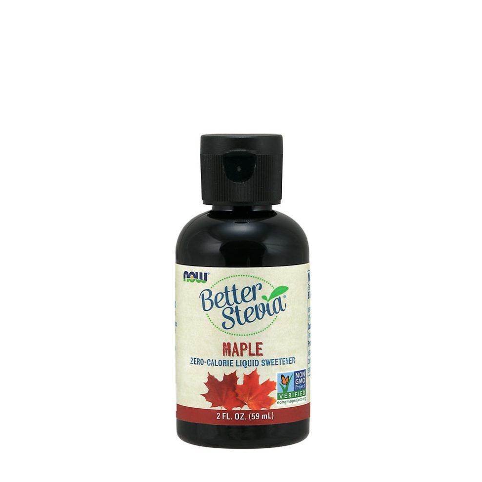 Folyékony sztívia juharszirup ízben, Now Foods BetterStevia Liquid, 59 ml, juhar íz
