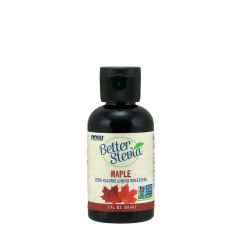 Folyékony sztívia juharszirup ízben, Now Foods BetterStevia Liquid, 59 ml, juhar íz