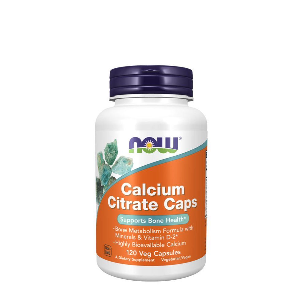 Kalcium-citrát, Now Foods Calcium Citrate, 120 kapszula