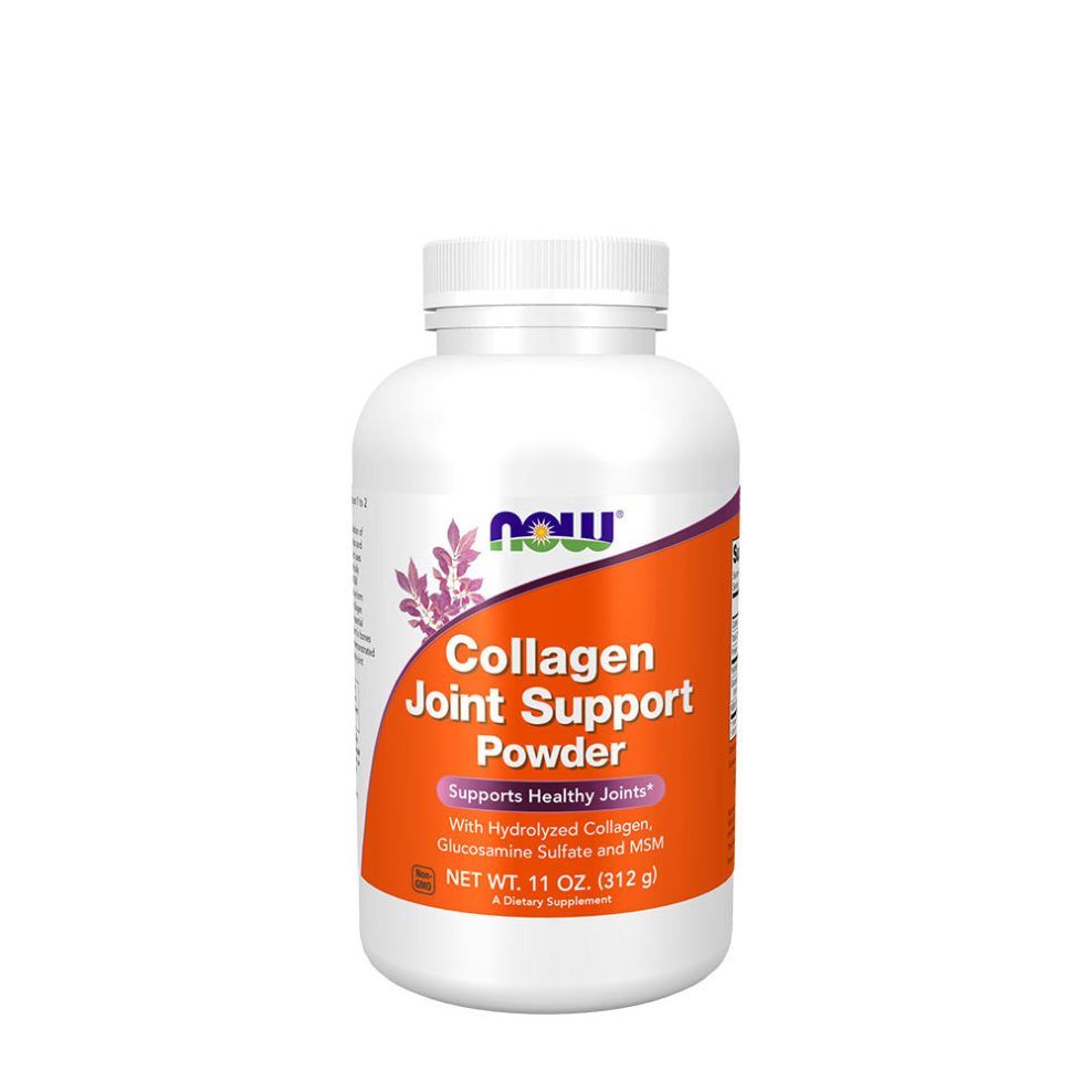Kollagénes ízülettámogató por, Now Foods Collagen Joint Support Powder, 312 g