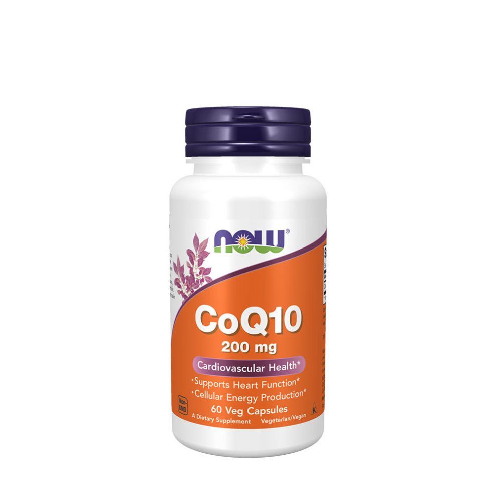 Q10 koenzim 200 mg, Now Foods CoQ10 200 mg, 60 kapszula