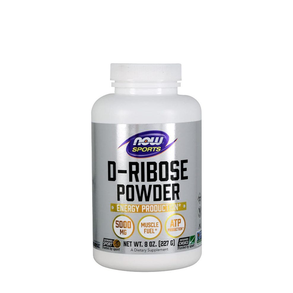 D-ribóz por, Now Foods D-Ribose Powder, 227 g
