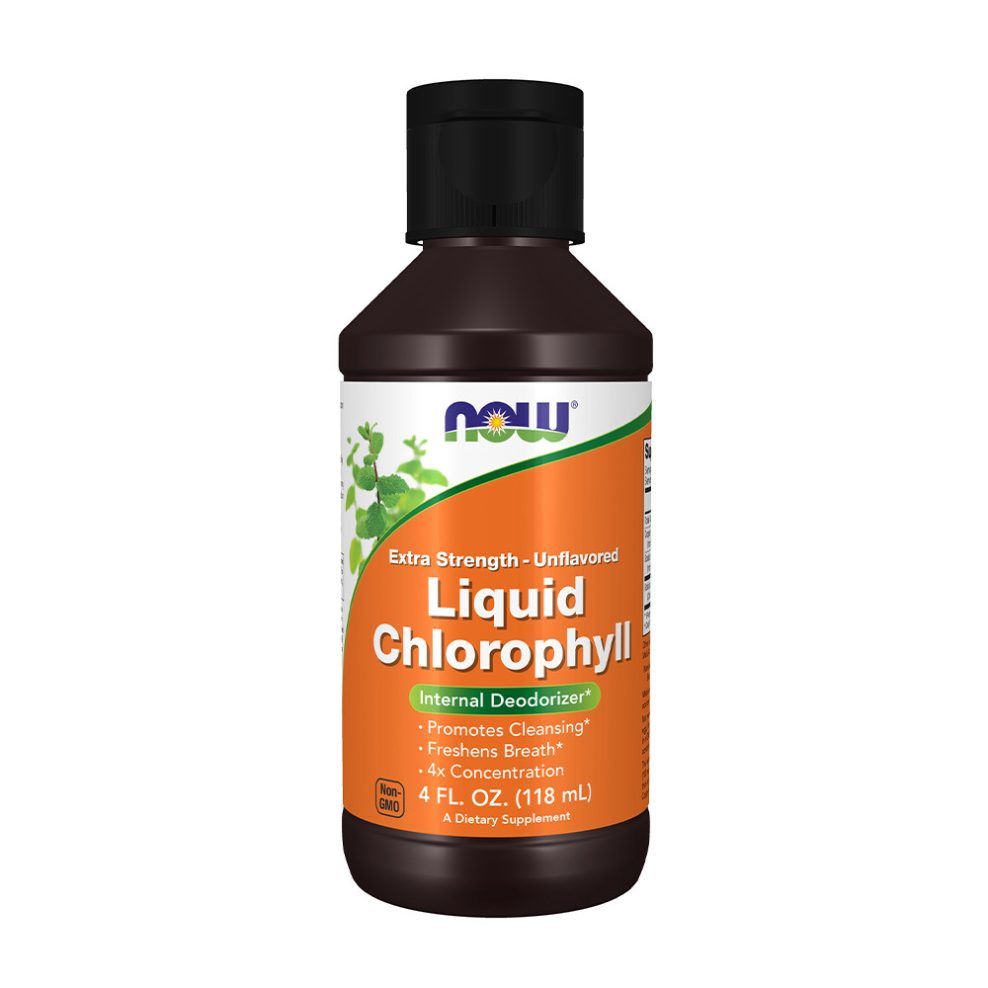 Koncentrált folyékony klorofill, Now Foods Extra Strenght Liq Chlorophyll, 118 ml