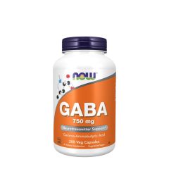 GABA 750 mg, Now Foods GABA 750mg, 200 kapszula
