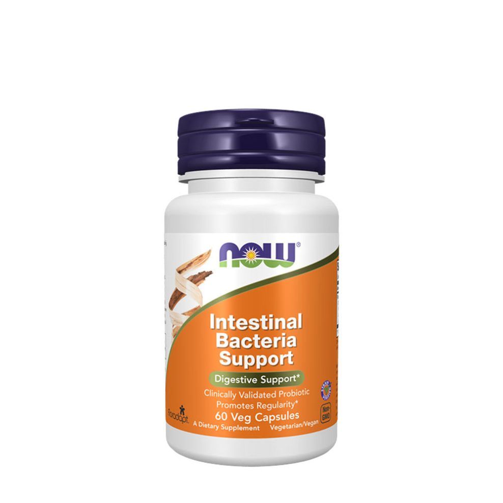 Bélflóra-támogató komplex, Now Foods Intestinal Bacteria Support, 60 kapszula