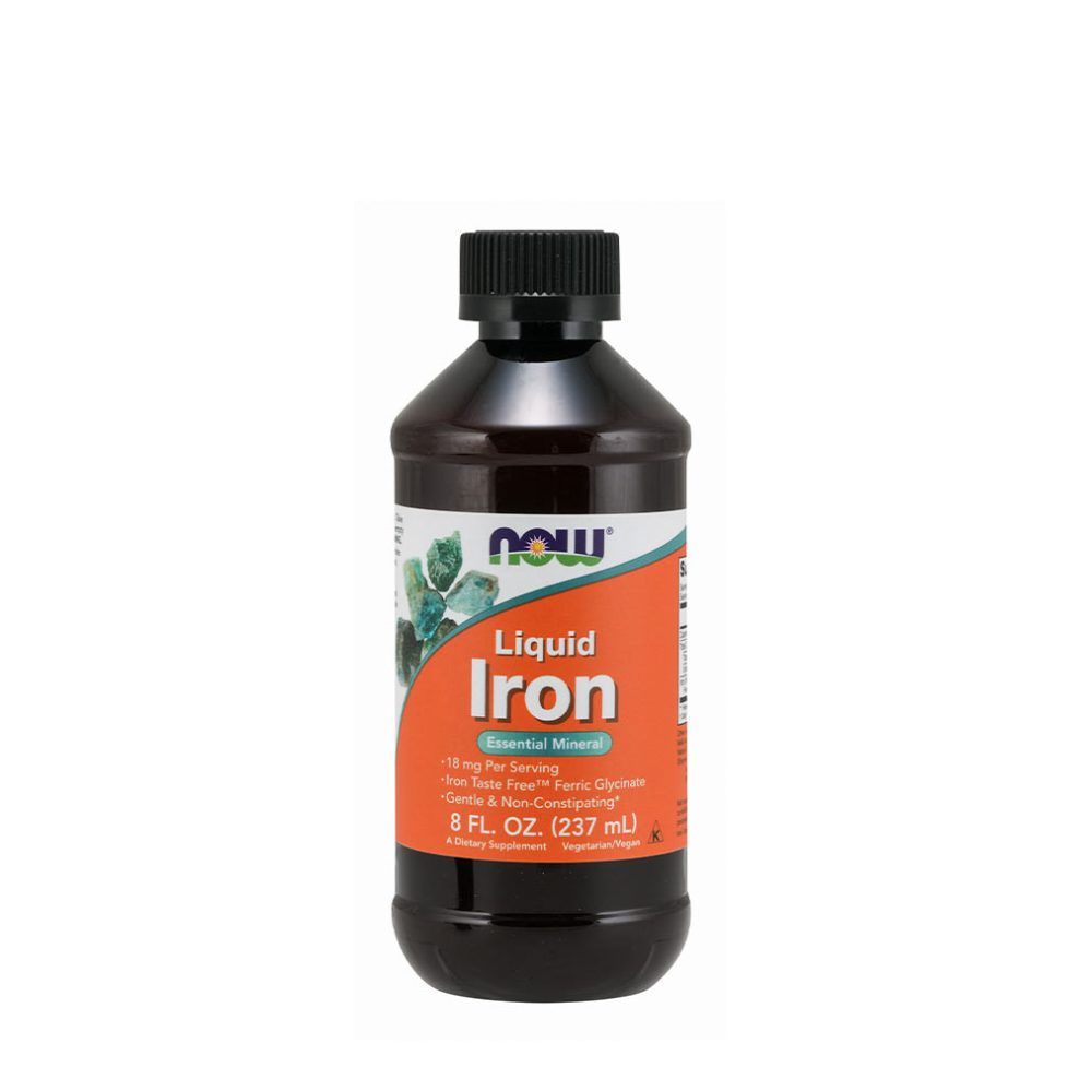Folyékony vas, Now Foods Iron Liquid, 236 ml