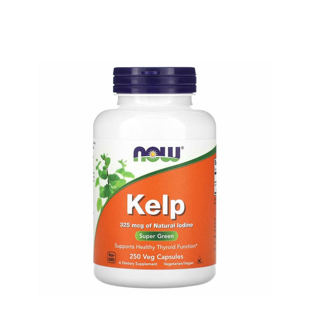 Tengeri moszat kapszula, Now Foods Kelp Caps, 250 kapszula