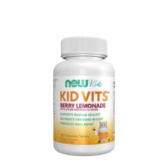 Gyermek multivitamin bogyós gyümölcsös limonádé ízzel, Now Foods Kid Vits™ Berry Lemonade Chewable Tablets, 120 rágótabletta