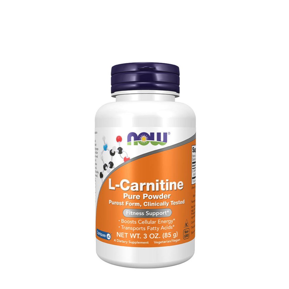 L-karnitin por, Now Foods L-Carnitine Powder, 85 g