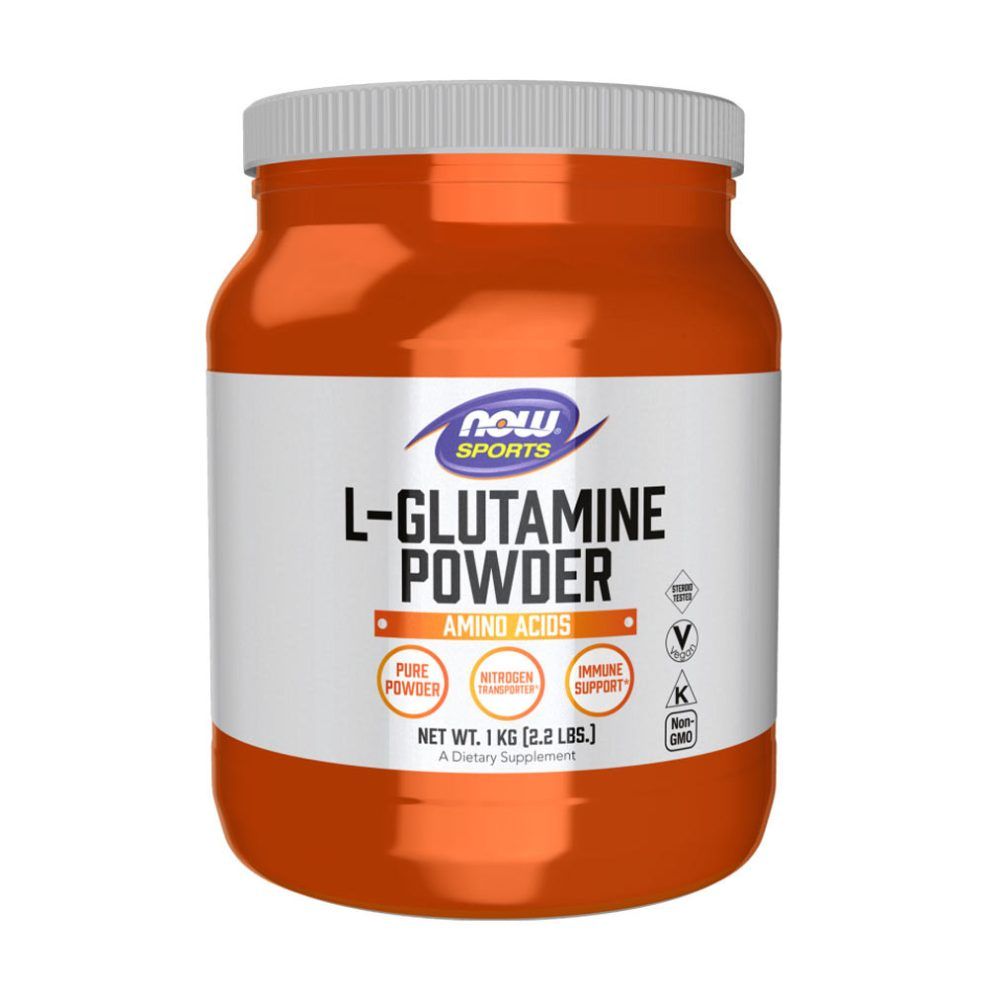 L-glutamin por, Now Foods L-Glutamine Powder, 1000 g