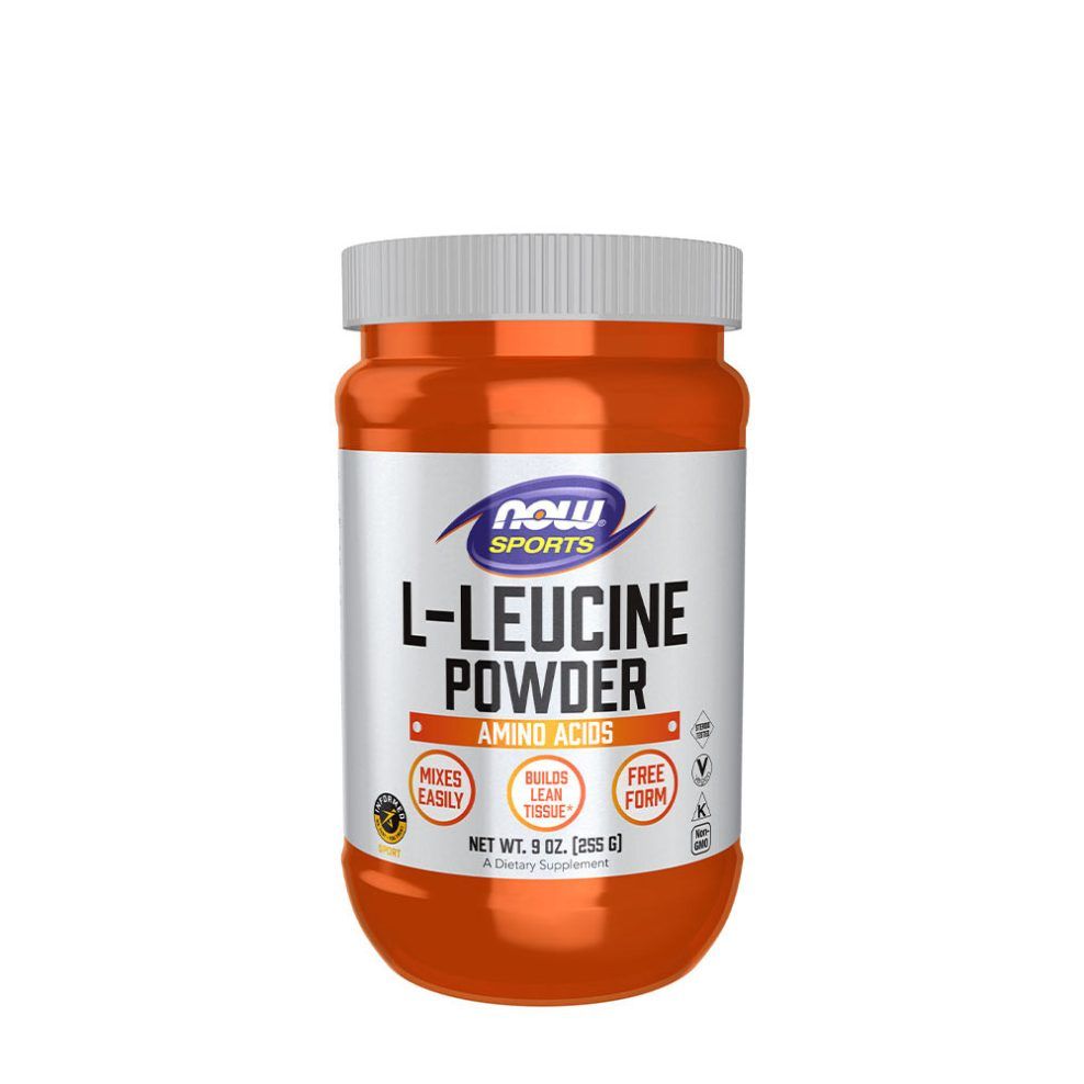 L-leucin por, Now Foods L-Leucine Powder, 255 g