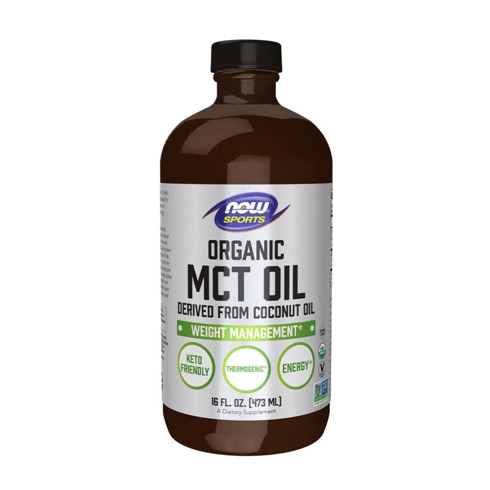 Organikus MCT-olaj, Now Foods MCT Oil, Organic, 473 ml