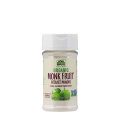 Bio szerzetesgyümölcs-kivonat por, Now Foods Monk Fruit Extract, Organic Powder, 19,85 g