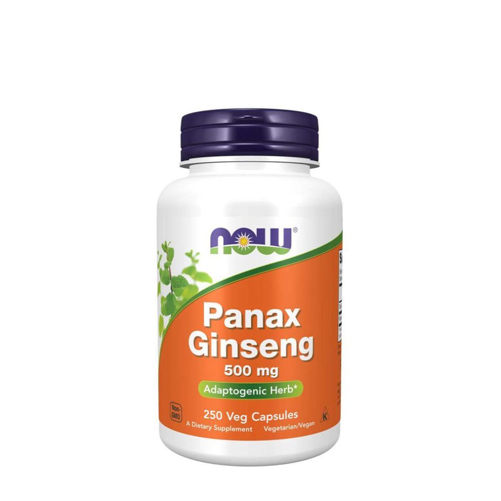 Panax ginseng 500 mg, Now Foods Panax Ginseng 500 mg, 250 kapszula