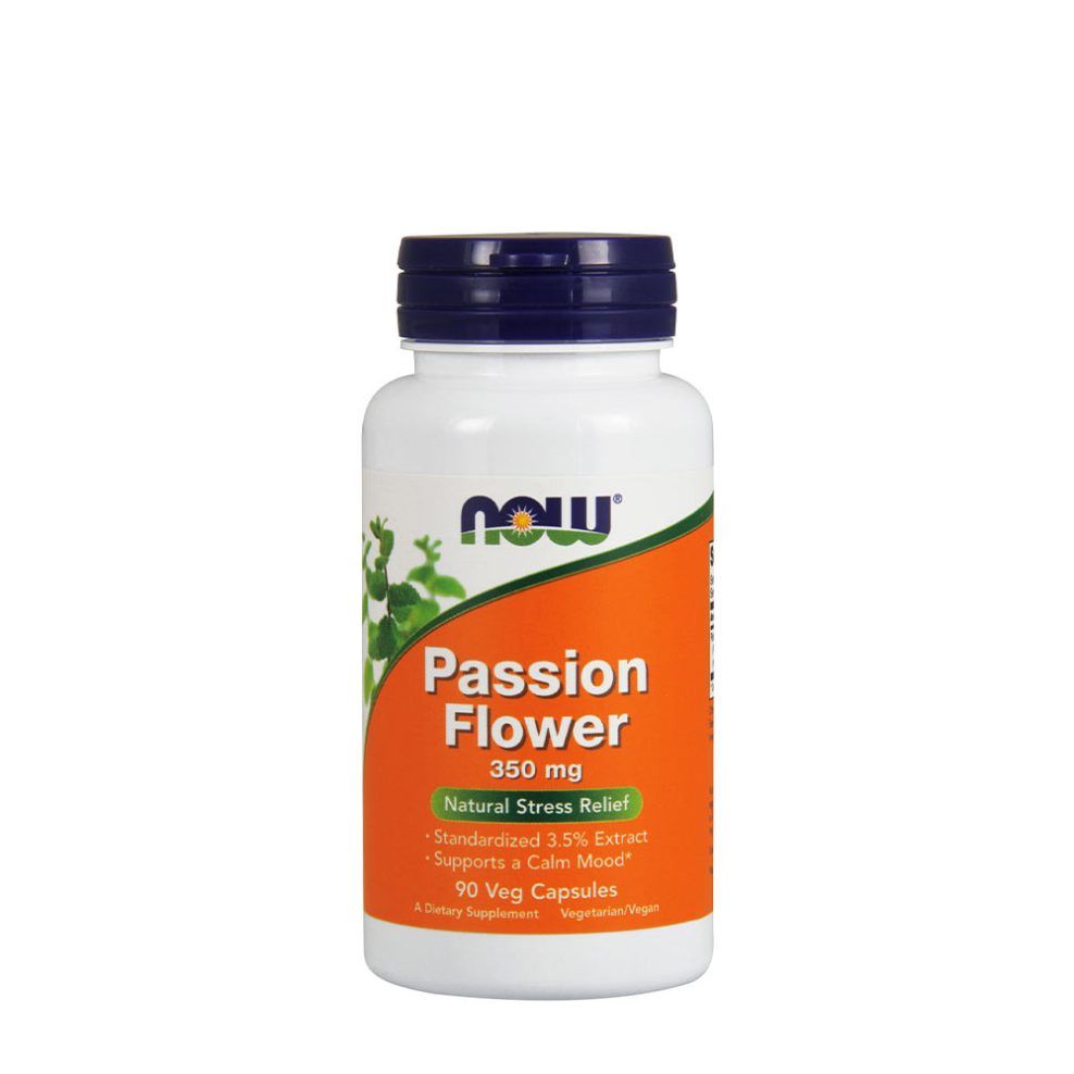 Golgotavirág-kivonat 350 mg, Now Foods Passion Flower 350 mg, 90 kapszula