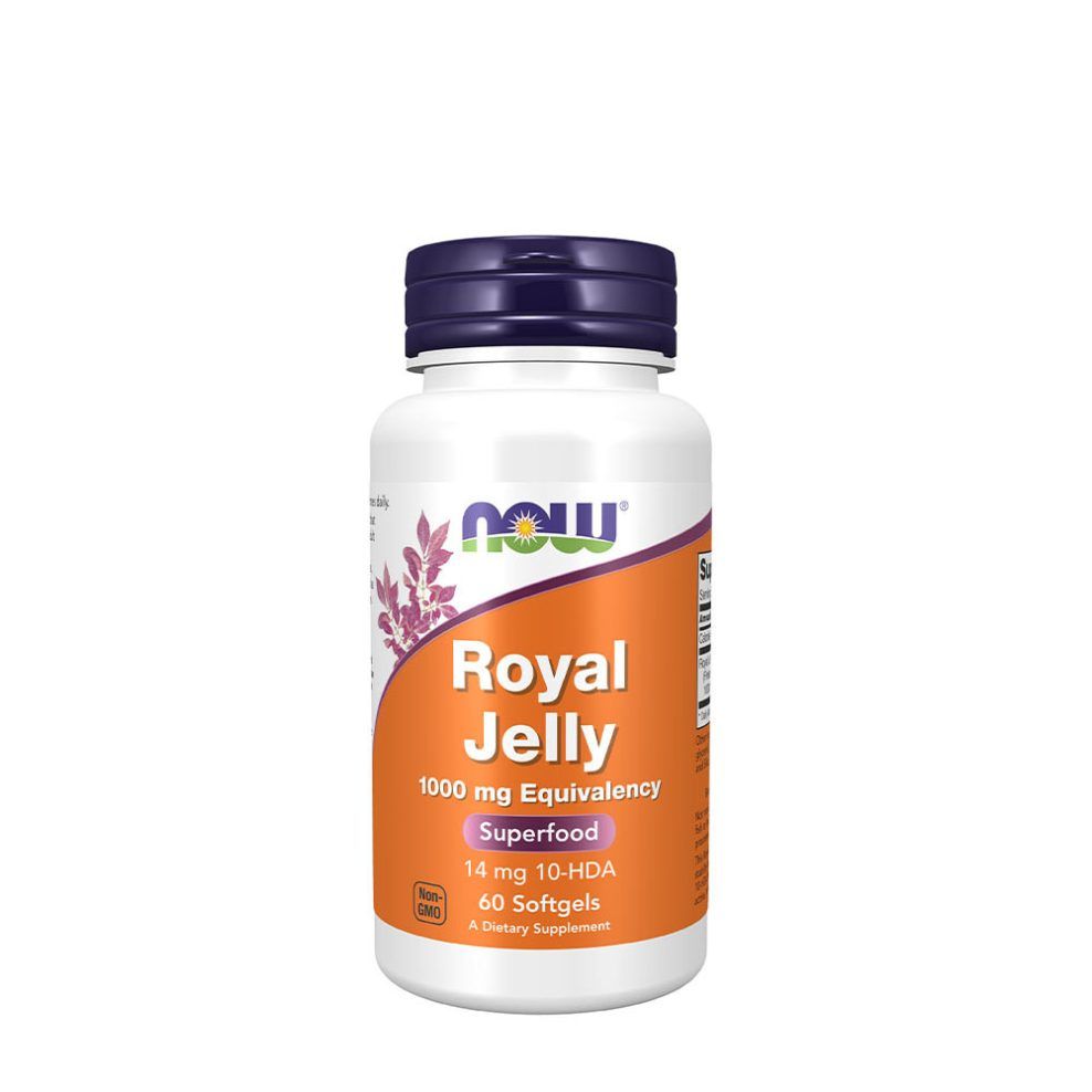 Méhpempő 1000 mg, Now Foods Royal Jelly 1000 mg, 60 lágykapszula