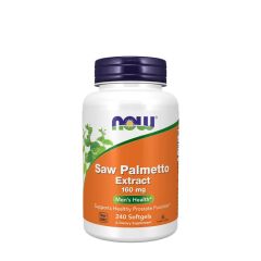 Fűrészpálma-kivonat 160 mg, Now Foods Saw Palmetto Extract 160 mg, 240 lágykapszula
