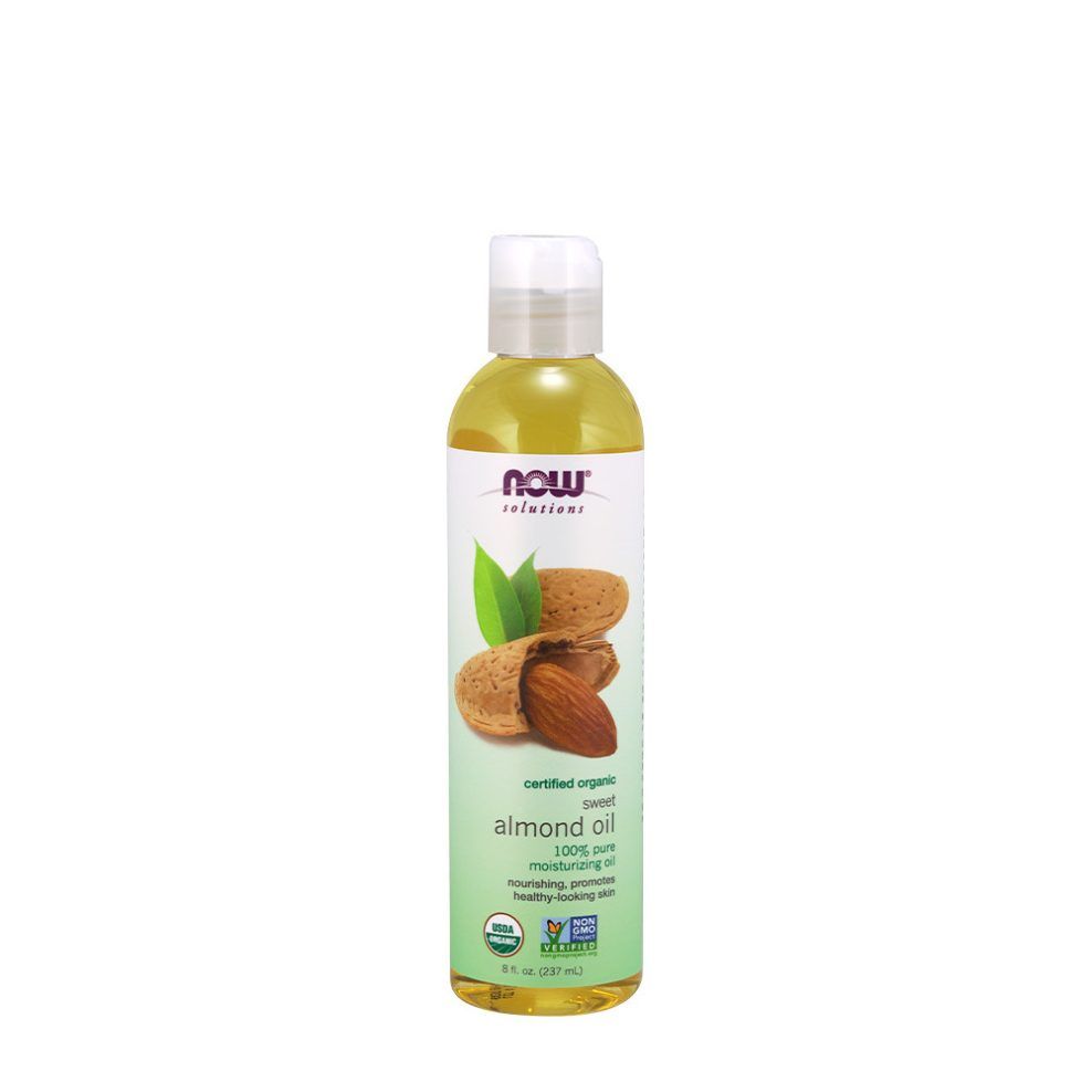 Bio édesmandula-olaj, Now Foods Sweet Almond Oil, Organic, 237 ml
