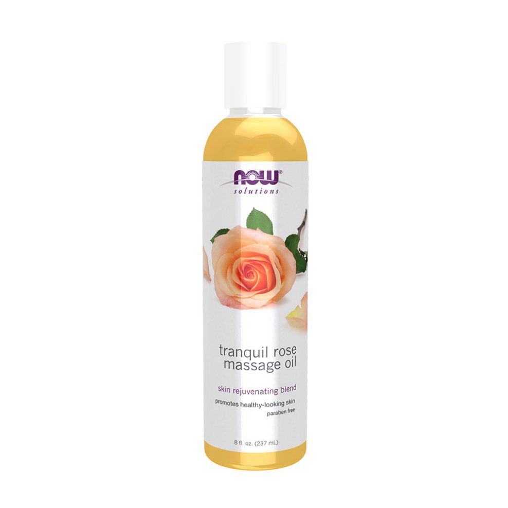 Rózsa masszázsolaj, Now Foods Tranquil Rose Massage Oil, 237 ml