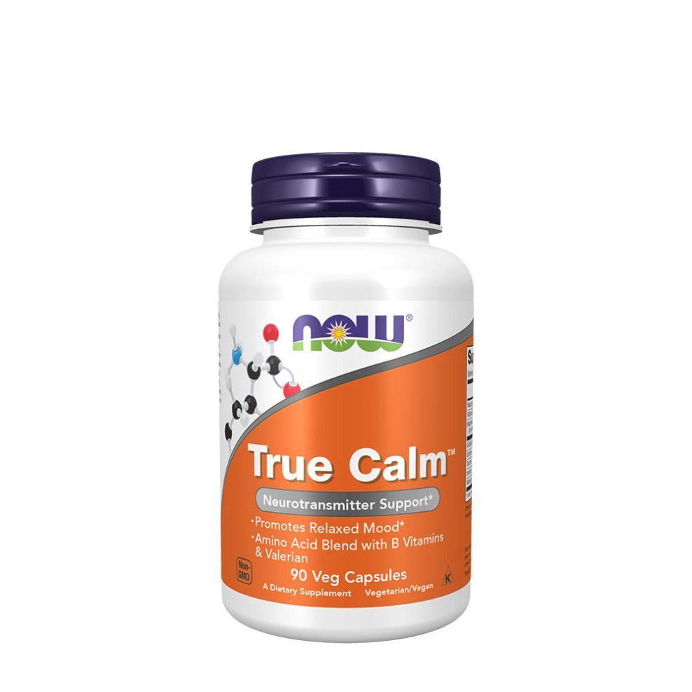 Nyugtató formula, Now Foods True Calm™, 90 kapszula