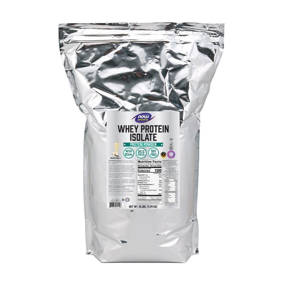 Tejsavófehérje-izolátum, Now Foods Whey Protein Isolate, 4540 g