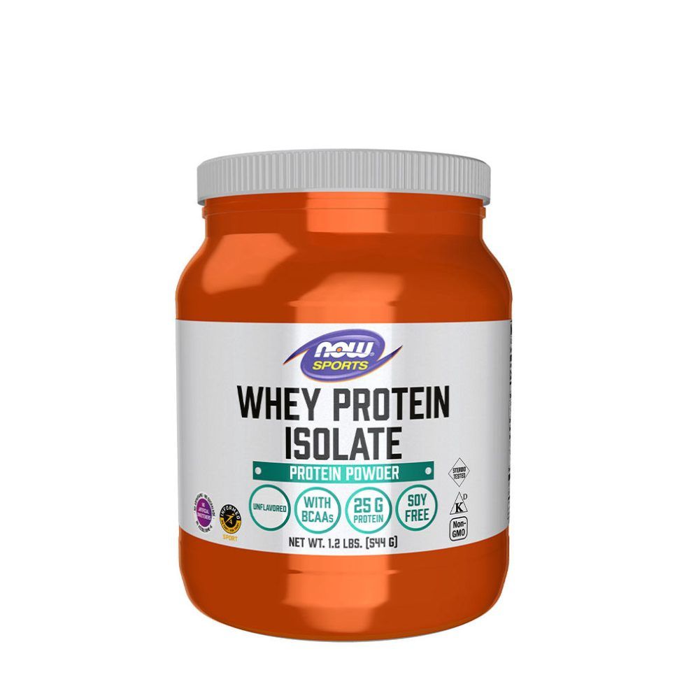 Tejsavófehérje-izolátum, Now Foods Whey Protein Isolate, 544 g, ízesítetlen íz