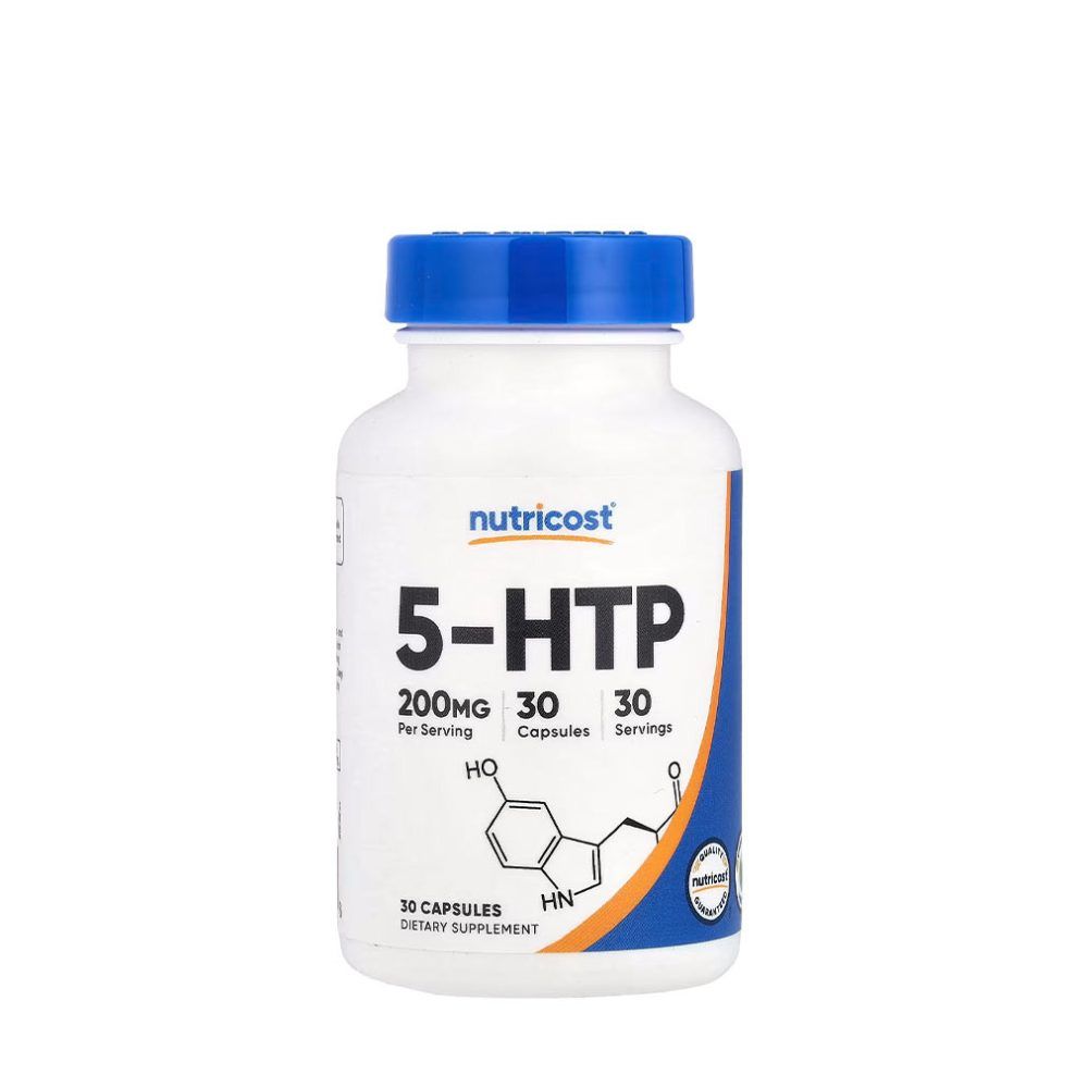 5-HTP 200 mg, Nutricost 5-HTP 200 mg, 30 kapszula