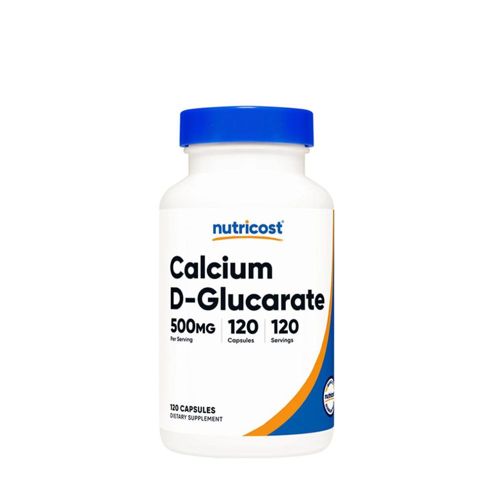 Kalcium-D-glükarát, Nutricost Calcium D-Glucarate Capsules, 120 kapszula
