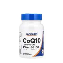 Q10 koenzim 100 mg, Nutricost CoQ10 100 mg, 30 kapszula