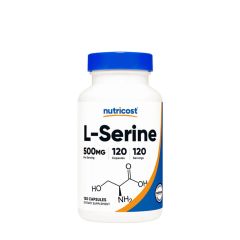 L-szerin, Nutricost L-Serine, 120 kapszula