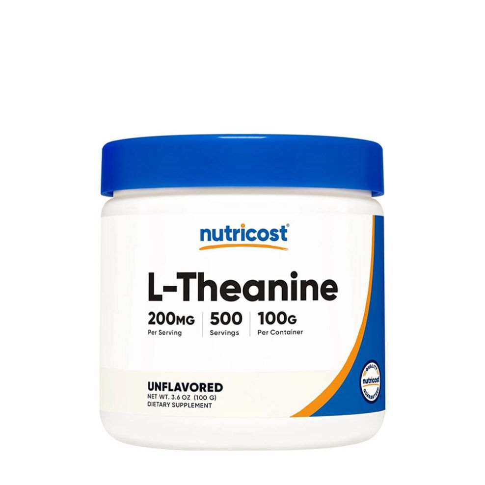 L-teanin por, Nutricost L-Theanine Powder, 100 g