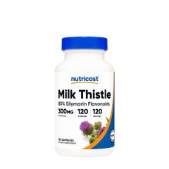 Máriatövis 300 mg, Nutricost Milk Thistle 300 mg, 120 kapszula