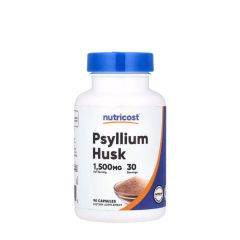 Psyllium útifűmaghéj 1500 mg, Nutricost Psyllium Husk 1500 mg, 90 kapszula