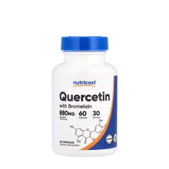 Kvercetin bromelainnal 880 mg, Nutricost Quercetin (With Bromelain) 880 mg, 60 kapszula